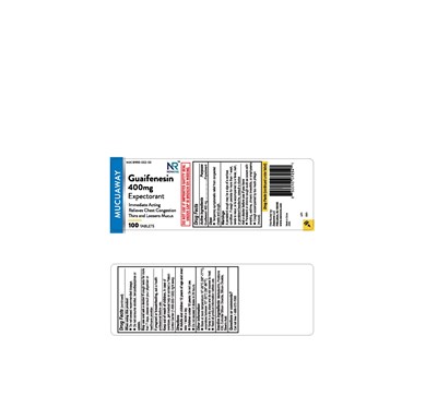 100 Ct Label (Guaifenesin 400mg 100ct Label V4)